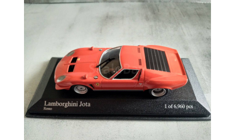 Minichamps LAMBORGHINI JOTA - 1970 - RED L.E. 6960 pcs., масштабная модель, scale43