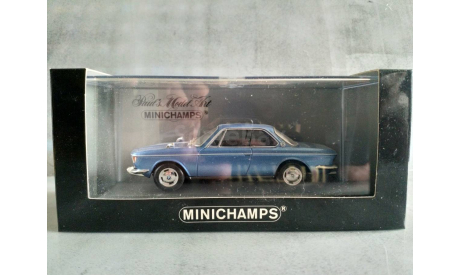 Minichamps BMW 2000 CS COUPE - 1967 - LIGHT BLUE METALLIC L.E. 3024 pcs., масштабная модель, scale43