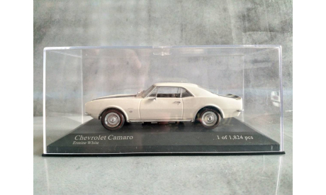 Minichamps Chevrolet Camaro - 1967 - White L.E. 1824 pcs., масштабная модель, scale43