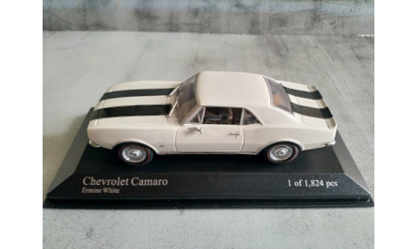 Minichamps Chevrolet Camaro - 1967 - White L.E. 1824 pcs., масштабная модель, scale43