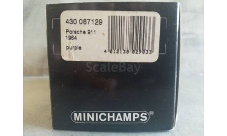 Minichamps PORSCHE 911 - 1964 - PURPLE L.E. 999 pcs., масштабная модель, scale43