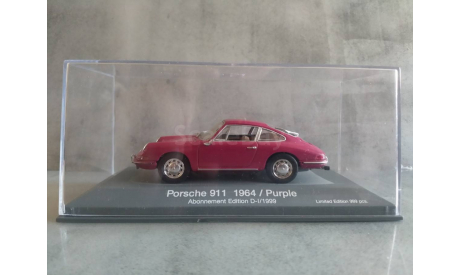 Minichamps PORSCHE 911 - 1964 - PURPLE L.E. 999 pcs., масштабная модель, scale43