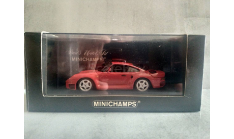 Minichamps PORSCHE 959 - 1987 - RED L.E. 11040 pcs., масштабная модель, scale43