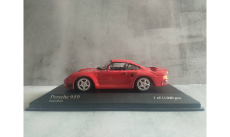 Minichamps PORSCHE 959 - 1987 - RED L.E. 11040 pcs., масштабная модель, scale43