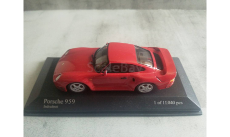 Minichamps PORSCHE 959 - 1987 - RED L.E. 11040 pcs., масштабная модель, scale43