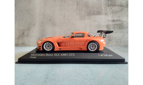 Minichamps MERCEDES-BENZ SLS AMG GT3 – ‘STREET’ – ORANGE – 2011 L.E. 528 pcs., масштабная модель, scale43