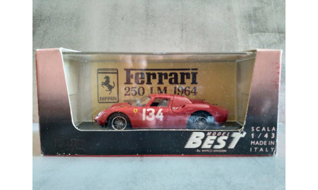 Best Model Ferrari 250 LM #134 Nurburgring 1964, масштабная модель, scale43