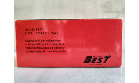 Best Model Ferrari 250 LM #134 Nurburgring 1964, масштабная модель, scale43