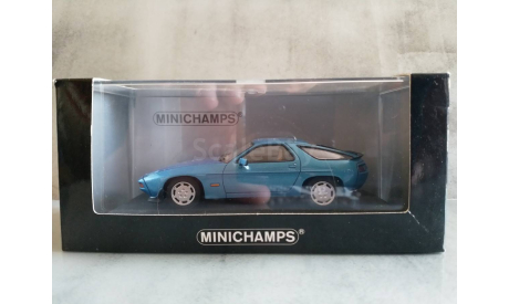 Minichamps PORSCHE 928S - 1979 - BLUE METALLIC L.E. 1248 pcs., масштабная модель, scale43