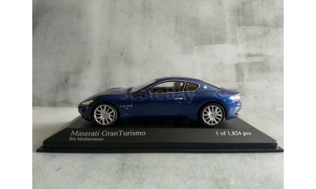 Minichamps MASERATI GRANTURISMO - 2008 - BLUE METALLIC L.E. 1824 pcs., масштабная модель, scale43