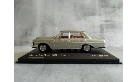 Minichamps MERCEDES-BENZ 300 SEL 6.3 (W109) – 1968 – BRIGHT GREEN L.E. 1008 pcs., масштабная модель, scale43