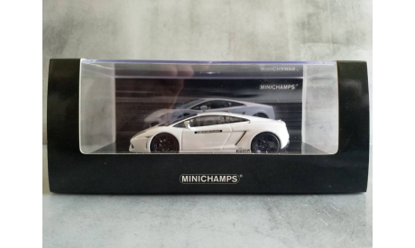 Minichamps LAMBORGHINI GALLARDO LP 560-4 – 2008 – WHITE – ‘LAMBORGHINI ACADEMY’ L.E. 672 pcs., масштабная модель, scale43