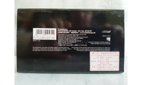 Minichamps LAMBORGHINI GALLARDO LP 560-4 – 2008 – WHITE – ‘LAMBORGHINI ACADEMY’ L.E. 672 pcs., масштабная модель, scale43