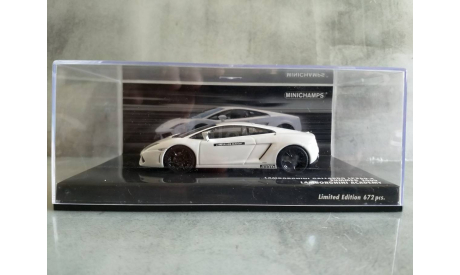 Minichamps LAMBORGHINI GALLARDO LP 560-4 – 2008 – WHITE – ‘LAMBORGHINI ACADEMY’ L.E. 672 pcs., масштабная модель, scale43