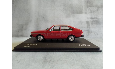 Minichamps VOLKSWAGEN PASSAT – 1975 – RED L.E. 576 pcs., масштабная модель, scale43