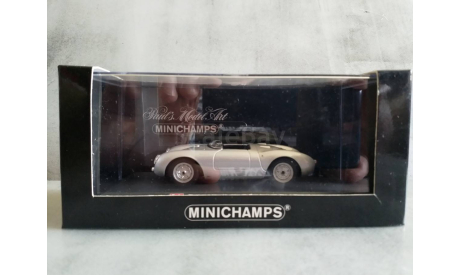 Minichamps PORSCHE 550 SPYDER - 1955 – SILVER EXKLUSIVE AUTO BILD EDITION – LIMITIERTE AUFLAGE L.E. 3000 pcs., масштабная модель, scale43