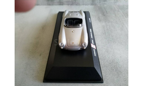 Minichamps PORSCHE 550 SPYDER - 1955 – SILVER EXKLUSIVE AUTO BILD EDITION – LIMITIERTE AUFLAGE L.E. 3000 pcs., масштабная модель, scale43