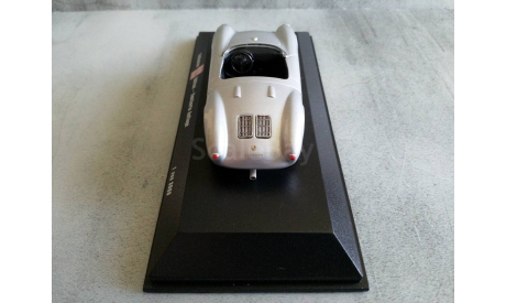 Minichamps PORSCHE 550 SPYDER - 1955 – SILVER EXKLUSIVE AUTO BILD EDITION – LIMITIERTE AUFLAGE L.E. 3000 pcs., масштабная модель, scale43