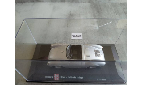 Minichamps PORSCHE 550 SPYDER - 1955 – SILVER EXKLUSIVE AUTO BILD EDITION – LIMITIERTE AUFLAGE L.E. 3000 pcs., масштабная модель, scale43
