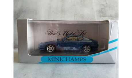 Minichamps FERRARI 456 GT 2+2 - 1992 - DARK BLUE, масштабная модель, scale43
