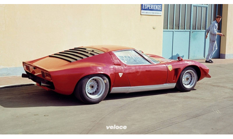 Minichamps LAMBORGHINI JOTA - 1970 - RED L.E. 6960 pcs., масштабная модель, scale43