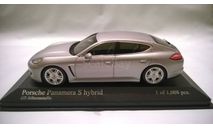 Minichamps PORSCHE PANAMERA S HYBRID - 2011 - SILVER METALLIC L.E. 1008 pcs., масштабная модель, scale43