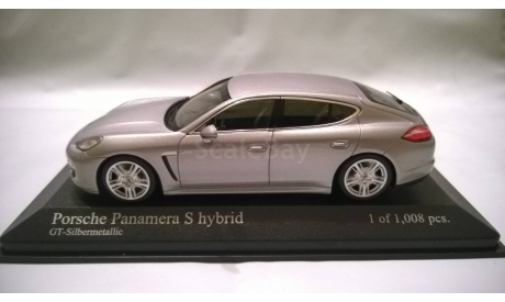 Minichamps PORSCHE PANAMERA S HYBRID - 2011 - SILVER METALLIC L.E. 1008 pcs., масштабная модель, 1:43, 1/43