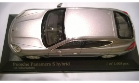 Minichamps PORSCHE PANAMERA S HYBRID - 2011 - SILVER METALLIC L.E. 1008 pcs., масштабная модель, scale43