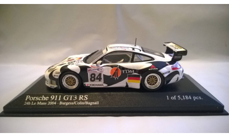 Minichamps PORSCHE 911 GT3 RS - BURGESS/COLIN/BAGNALL - TEAM SEIKEL MOTORSPORT - 24H LE MANS 2004 L.E. 5184 pcs., масштабная модель, 1:43, 1/43