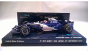 Minichamps WILLIAMS F1 FW28 - KAZUKI NAKAJIMA - TEST DRIVER - 1ST TEST 26.11.2006 L.E. 2664 pcs., масштабная модель, 1:43, 1/43