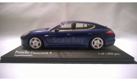 Minichamps PORSCHE PANAMERA 4 - 2011 - BLUE METALLIC L.E. 1008 pcs., масштабная модель, scale43