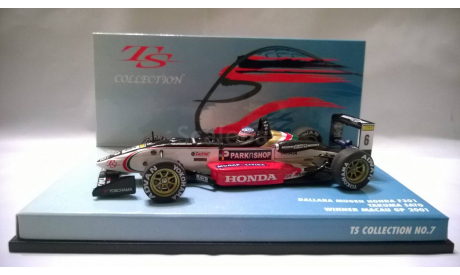 Minichamps DALLARA MUGEN HONDA F301 - TAKUMA SATO - WINNER - F3 2001 MACAU L.E. 3648 pcs. TS COLLECTION NO.7., масштабная модель, 1:43, 1/43