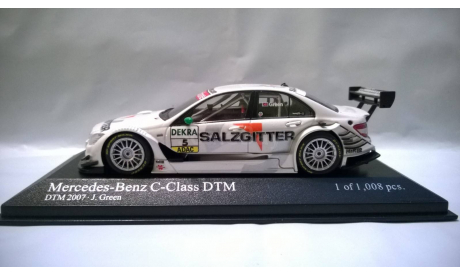 Minichamps MERCEDES-BENZ C-CLASS - ´SALZGITTER´ - JAMIE GREEN - TEAM AMG MERCEDES - DTM 2007 L.E. 1008 pcs., масштабная модель, 1:43, 1/43