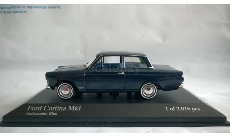 Minichamps FORD CORTINA MKI - 1962 - BLUE L.E. 2016 pcs., масштабная модель, 1:43, 1/43