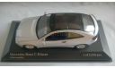 Minichamps MERCEDES-BENZ C-CLASS SPORTS COUPE (CL203) - 2001 - SILVER L.E. 2016 pcs., масштабная модель, scale43