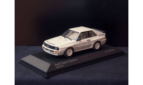 Audi Sport Quattro 1984 alpinewei, масштабная модель, Minichamps, 1:43, 1/43