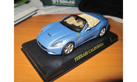 Ferrari California Cabrio, масштабная модель, Eaglemoss (Джи Фаббри), 1:43, 1/43