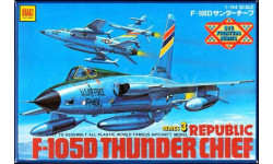 Истребитель - бомбардировщик F.H. Republic F-105D Thunderchief Otaki 1/144 Как некомплект  возможен обмен