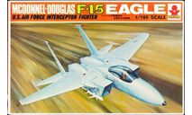 Истребитель McDonnell-Douglas F-15 Eagle Sanshoh S02-300 1/100 1975г Первое фото - из интернета!  Как некомплект – без коробки  возможен обмен, сборные модели авиации, scale100