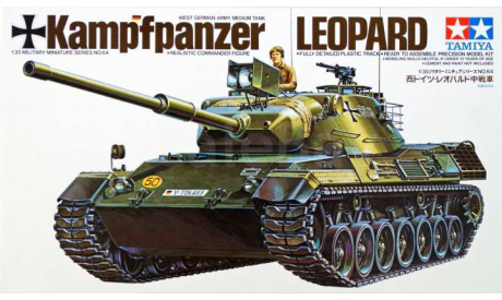 Основной Боевой Танк Kampfpanzer Leopard 1 Tamiya 1/35 Как некомплект. возможен обмен, масштабные модели бронетехники, scale35