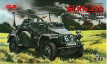 Бронеавтомобиль Sd. Kfz. 223 ICM 72421 1/72 Как некомплект возможен обмен, сборная модель автомобиля, scale72