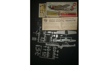 Штурмовик Focke Wulf FW 190 F-8 Airfix 1/72 Возможен обмен., сборные модели авиации, scale72