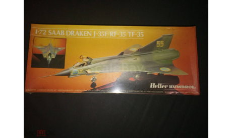 Перехватчик Saab Draken J-35F/RF-35/TF-35 Heller 1/72 возможен обмен, сборные модели авиации, scale72