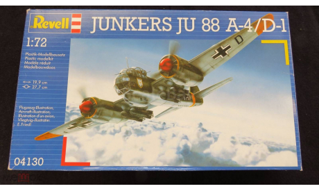 Junkers Ju 88 A-4/D-1 Revell 1/72 + фототрав. возможен обмен, сборные модели авиации, scale72