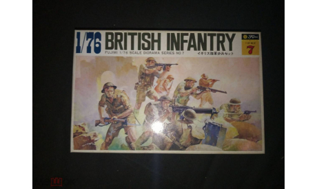 Британская пехота + здание British Infantry Fujimi 1/76 возможен обмен, фигурка, scale0