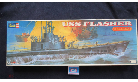 USS Flasher SS-249 Revell 1/180 возможен обмен, сборные модели кораблей, флота, scale0