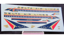 Декаль Delta Air Lines DC-9 Fan Jet  Revell H 247  1/120