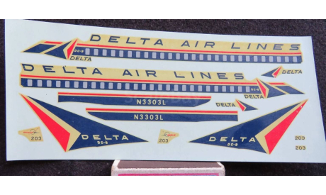 Декаль Delta Air Lines DC-9 Fan Jet  Revell H 247  1/120, фототравление, декали, краски, материалы, scale120