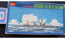 Cruiser Allen. M. Samna Sharp Резиномотор возможен обмен, сборные модели кораблей, флота, scale0
