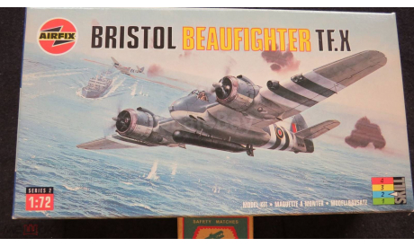 Торпедоносец Bristol Beaufighter TF.Mk.X Airfix 1/72, масштабные модели авиации, scale72